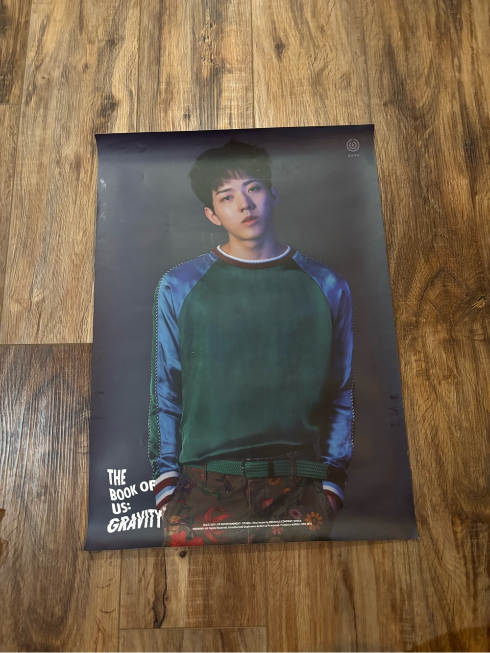 Day6 Dowoon- The book of us Gravity poster